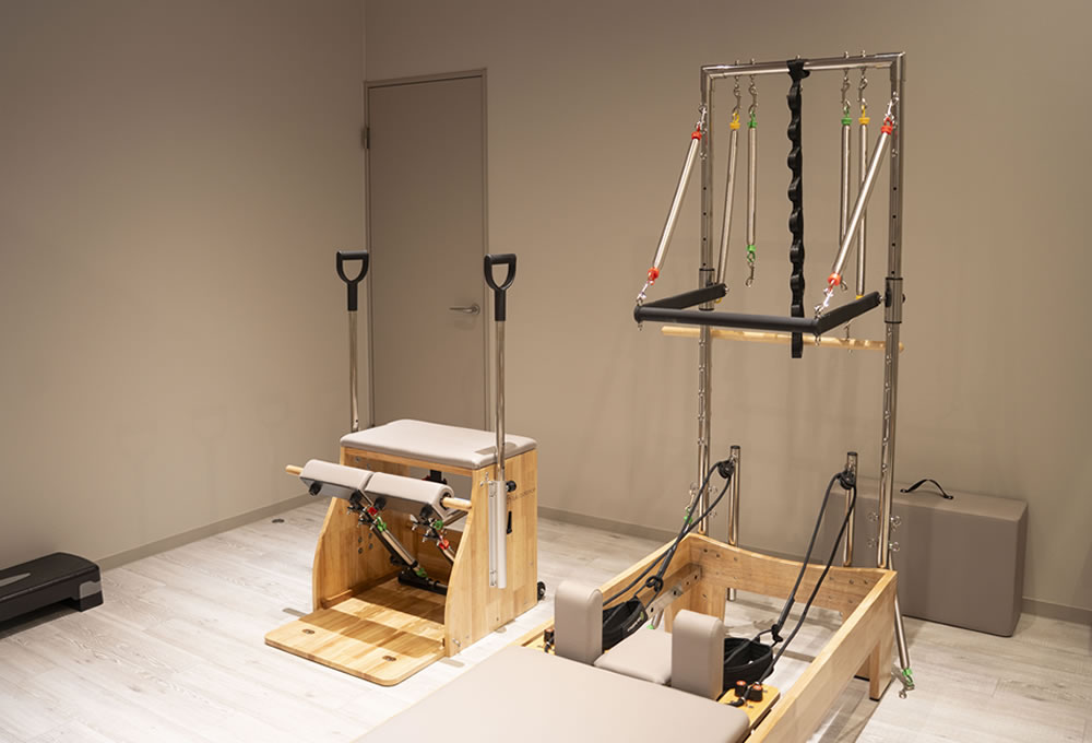 マシンピラティスのパーソナルレッスン専用ルーム