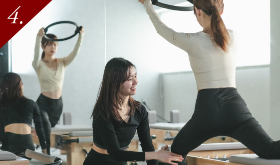 マシンピラティスのパーソナルレッスン